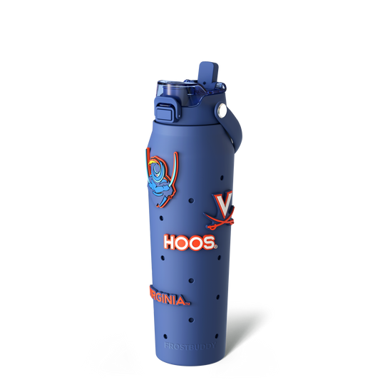 Bottle Buddy 32oz | Virginia Cavaliers | Skin + Budz Bundle image 1
